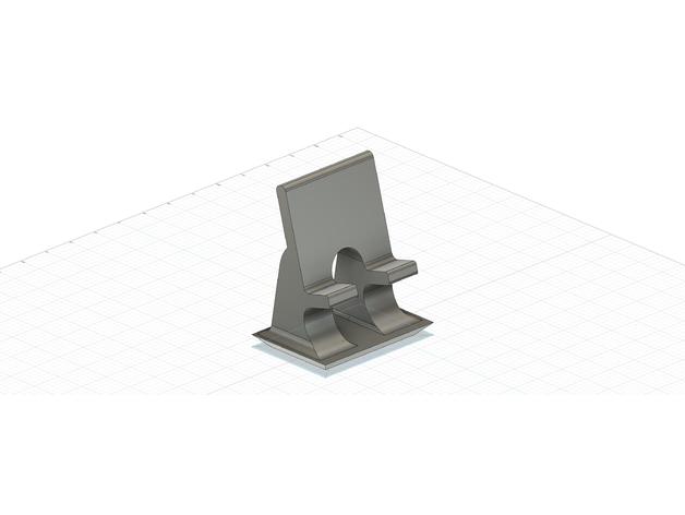 teléfono estante soporte vivo pie escritorio stand sit1dd sit2dd 3D print model - Mito3D