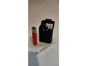 cigarettes lighter case 3d print model - Mito3D