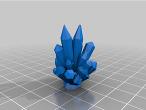 cuscrystal112tomized random crystal generator customized 3d print model - Mito3D
