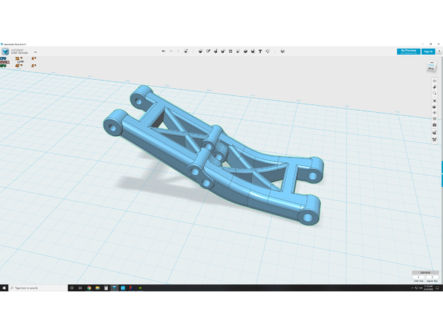 shumacher braccio 3D print model - Mito3D