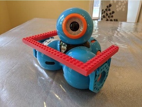 lego compatible traversa officina trattino robot wonderworkshop 3d print model - Mito3D
