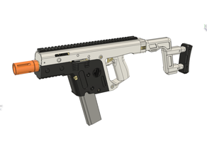 nerf kriss vector mhp brazos desintegrador pistola 3d print model - Mito3D