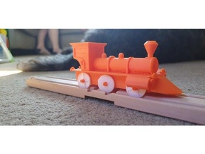 juguete vapor entrenar estándar pista anchura 3d print model - Mito3D