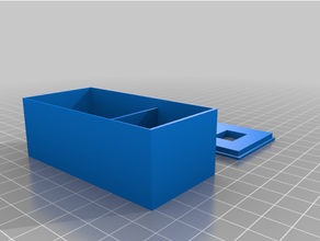 dht11 indoor outdoor sensor esp-01 box lid 3d print model - Mito3D