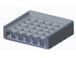 sapone titolare supporto acqua scolare buchi 3d print model - Mito3D