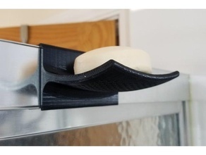 chuveiro porta pista Sabonete prato acessórios suporte bandeja 3d print model - Mito3D
