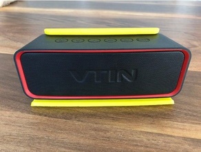 Vtin r2 Bluetooth hoparlör duvar binmek Kulp destek pegboard mandal monte 3d print model - Mito3D