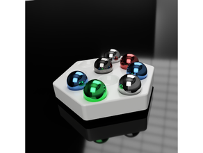 gravitrax compatible Balle titulaire soutien 3d print model - Mito3D