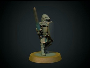 knight pig-faced helmet 28mm fdm supports needed armor dnd hounskull rangersofshadowdeep warhammer warrior 3d print model - Mito3D