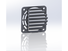prusa i3 mk3s refroidissement ventilateur couverture gaine protecteur 3d print model - Mito3D
