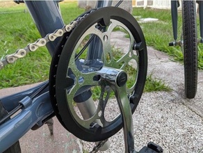 chain guard 52t chainring bicycle bike 3d print model - Mito3D