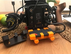 Kamera Schiene Halterung Sandisk extrem tragbar extern ssd cine Stange montieren zcam zcame2 3d print model - Mito3D