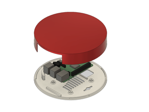 raspberry pi 4 case orbital snap fit 3d print model - Mito3D