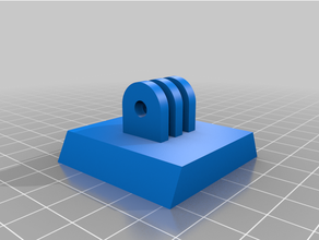 gopro connection type tripod adapter 3d print model - Mito3D
