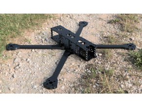 lumenier qav rxl 2 quadro Armação 8inch braços zangão quadcopter rxl2 3d print model - Mito3D