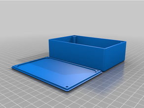 power meter boxmy customized project box lid screws 3d print model - Mito3D