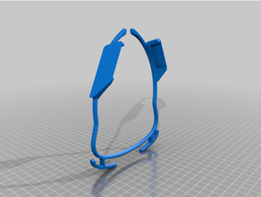 covid-19 simple faceshield frame ppe 3d print model - Mito3D