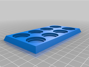 custotraymized parametrisch Miniatur Gaming Bewegung Tablett Lager angepasst 3d print model - Mito3D