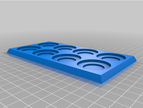 customized parametric miniature gamintrayg movement tray storage 3d print model - Mito3D