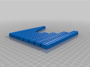 lego compatible longue briques ensemble brique 3d print model - Mito3D