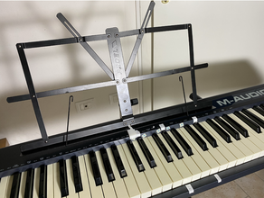 proel Musik Stand audio Keystation Digital Klavier Maudio Midi Blatt rsm600 3d print model - Mito3D