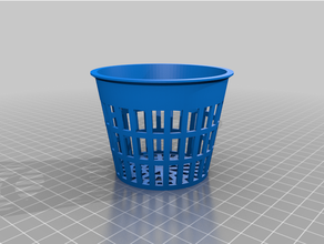 deffmy customized parametric net pot cup hydroponics aeroponics fogponics 3d print model - Mito3D