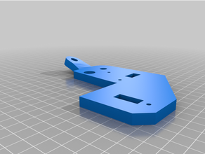 anet a8 diagonal reinforcement & plate remix 3d print model - Mito3D
