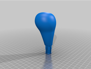 saturn ion shift knob 3d print model - Mito3D