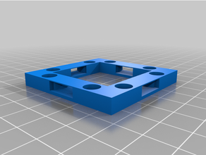 67 Base Magnet Löcher angepasst 3d print model - Mito3D