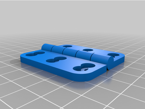 customized paramehinge boxtric hinge 3d print model - Mito3D