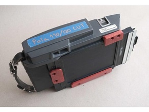 Polaroid 110a 110b 120 re convert Packfilm dönüştürmek 4x5 analog fotoğrafçılık kamera büyük formatlı film 3d print model - Mito3D