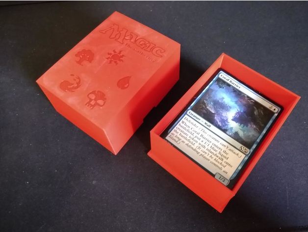 magic gathering deck box mtg 3D print model - Mito3D