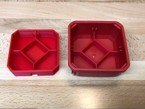 packout slim grid insert bin box divider milwaukee parts storage small 3d print model - Mito3D