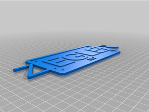 plate customized 3d print model - Mito3D