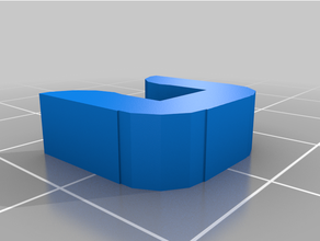 personalizado vidro prato clipes parametric nowffff 3d print model - Mito3D