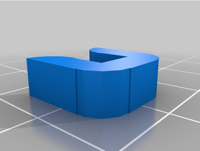 personalizado vidro prato clipes parametric nowhini 3d print model - Mito3D