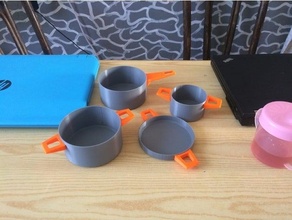 dob TSk Kuchy ky mutfak gereçleri çocuklar çanak çocuk oyuncak konteyner tencere Fincan araç Miska pnev rendlk 3d print model - Mito3D