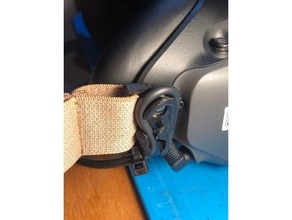 dji fpv goggles ethix strap cable support drone 3d print model - Mito3D