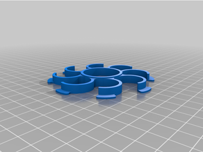 spiral hub 3dqf reels 3d print model - Mito3D