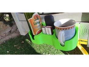 cupholder & iqos box beer cup holder garden garten piggy bank pobierz 3d print model - Mito3D