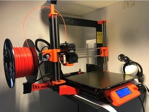 prusa mk3 extended spool holder mount adaptor - controller board filament guide i3 3d print model - Mito3D