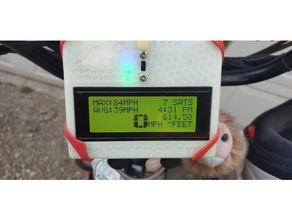 GPS tachimetro max avg velocità 3d print model - Mito3D