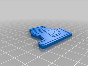 llavero lakers llave cadena 3d print model - Mito3D