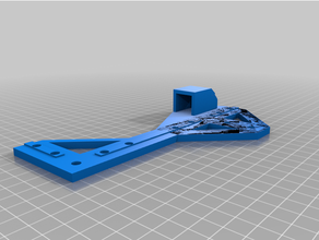 rete metallo telaio combinato angolo tee piatto sinistra catena 3d print model - Mito3D