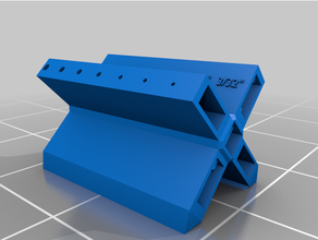 esadecimale chiave impostato titolare supporto 3d print model - Mito3D