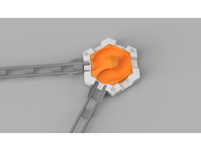 marble track - horizontal loop gravitrax compatible 3d print model - Mito3D