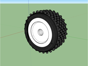 team rc18t truggy buggy tires 3d print model - Mito3D