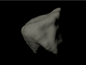 6489 Golevka escala asteróide asteróides nea terra objeto neo misturado pho modelo solar 3d print model - Mito3D