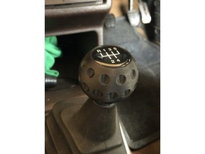 vw golf ball gear knob gearknob volkswagen 3d print model - Mito3D