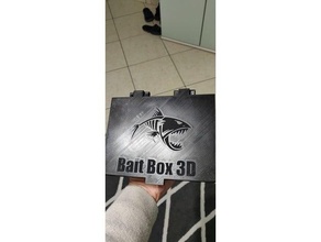 bait box 3d small parts storage container 3d print model - Mito3D